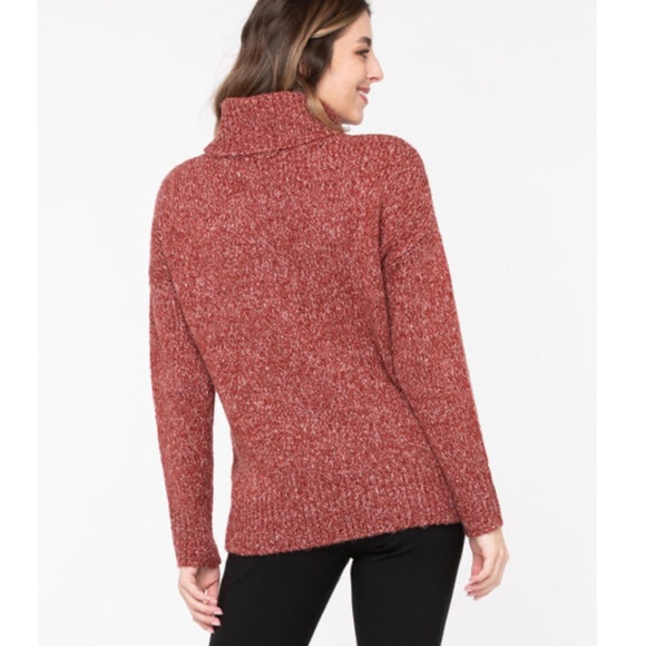 Ricki’s - Cable Knit Sweater - Chili Pepper Mix - Picture 2 of 5